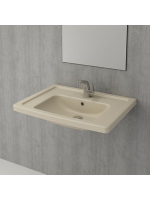Bocchi 1007-007-0126 Taormina Pro Etajerli Lavabo 66 cm - Mat Yasemin