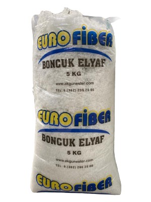 Elyaf Sepeti Boncuk Elyaf 1 kg Yastık Yorgan Oyuncak Malzemesi