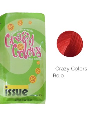 Issue Crazy Colors Yarı Kalıcı Saç Boyası 47 gr Rojo Crazy