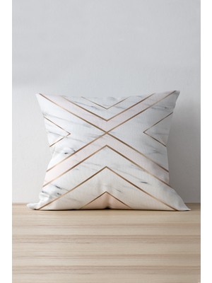 Cango Home Limonlu Sarı Yeşil Yastık Kırlent Kılıfı 902