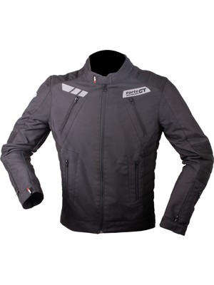 ForteGT 4 Mevsim Tam Korumalı Siyah Motosiklet Montu XL CORDURA Kumaş ve Ekstra Koruma