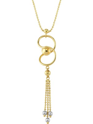 Altın Sepeti Altın Püskül Sallantı Kolye AS663KL