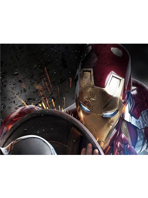 Eko Dekor Avengers Çocuk Odası Duvar Kağıdı  Kanvas Tek Parca