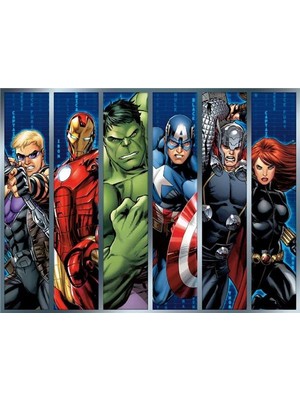 Eko Dekor Avengers Çocuk Odası Duvar Kağıdı Vinil