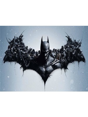 Eko Dekor Batman Çocuk Odası Duvar Kağıdı  Kanvas Tek Parca
