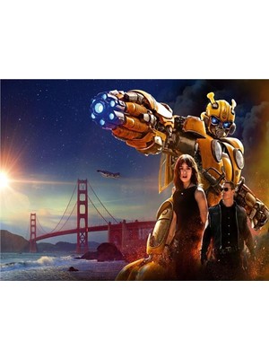 Eko Dekor Bumblebee Çocuk Odası Duvar Kağıdı  Kanvas Tek Parca