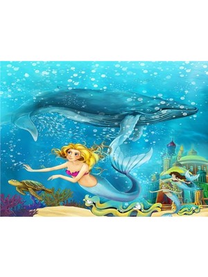 Eko Dekor Deniz Kızları Çocuk Odası Duvar Kağıdı Vinil