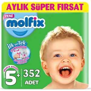 Dev Beden 5+ (13-20 Kg) Junior Plus 352'LI Bebek Bezi