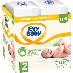 Evy Baby Bebek Bezi Beden:2 3-6 kg Mini 126'LI