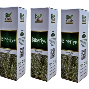 Bio Vitals Biberiye Yağı Yağı 20 ml 3 Adet
