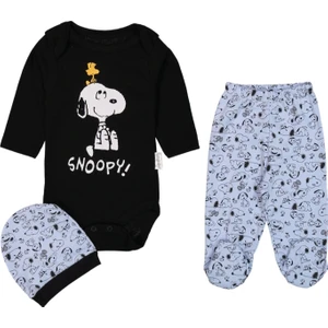 Minibird Baby Snoopy Badili 3 Parça Erkek Bebek Takım 111913