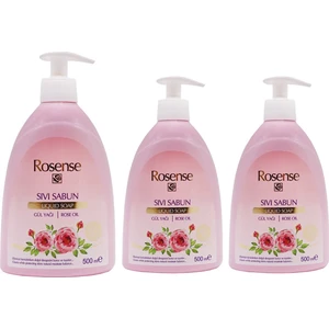 Gül Özlü Sıvı Sabun 500 ml x 3 Adet