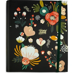 Victoria's Journals Retro Süresiz Planlayıcı Ajanda 17 x 24 cm Gizli Spiralli