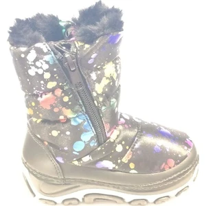 BUCK1002-DAL Black Colorful BUCK1002 Carso Shıny Kışlık Kar Botu
