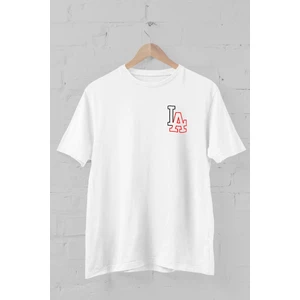 Trick or Treat Küçük La Baskılı Bisiklet Yaka Erkek Tişört