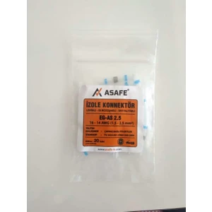 Isı Büzüşmeli, Kendinden Lehimli, Izole Konnektör 2,5mm (20LI)