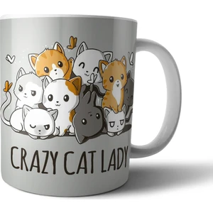 Crazy Cat Lady - Kedi Kupa Bardak