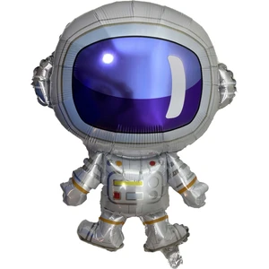 Astronot Figürlü Folyo - Folyo Balon - 18 Inç  - 5 ADET