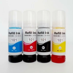 Photo Print® 101 Ecotank L6190 Uyumlu 4 Renk  Mürekkep Seti
