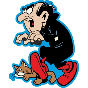 Sticker Atölyesi Şirinler - Gargamel Sticker - 23140
