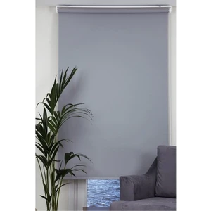 Asy Home Asyhome Gri Mat Kalın Stor Perde Etek Dilimli