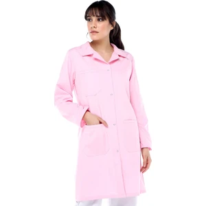 Pembe Alpaka Iş Önlüğü Kadın- Atölye Önlüğü İş Önlüğü