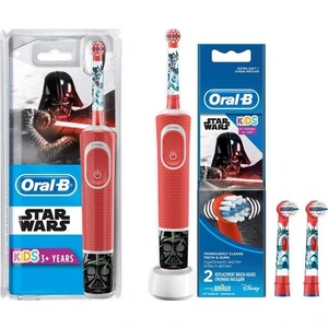 D100 Star Wars Çocuk Elektrikli Diş Fırçası + 2'li Yedek Başlık