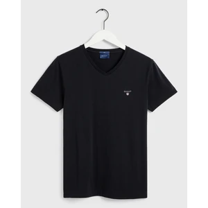 Erkek Siyah Slim Fit V Yaka T-Shirt 234104.5