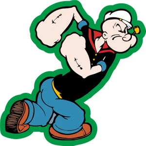 Sticker Atölyesi Popeye-Temel Reis Sticker - 23132