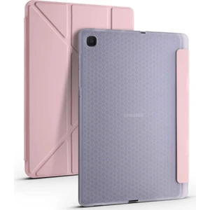 Teknetstore Samsung Tab S6 Lite P610 Kalemlikli Premium Standlı Katlanabilir Kılıf Kalemlikli 10.4" Kalem Bölmeli Lux