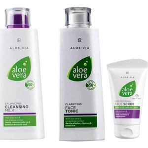 Lr Aloe Vera Cilt Temizleme Seti Süt-Tonik-Peeling