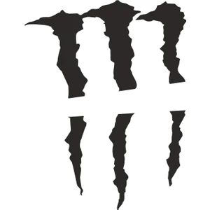 Sticker Atölyesi Monster Pençe Izi Sticker - 15045