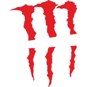 Sticker Atölyesi Monster Pençe Izi Sticker - 15045