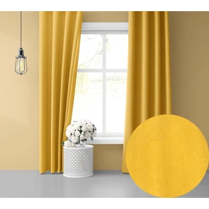 Home Daily Series Güneş Sarısı  Rengi Fon Perde 150x260
