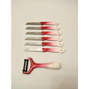 Pembe Ebruli Set 7 Parça