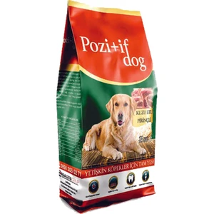 Pozitif Dog Köpek Maması, Kuzu Etli ve Pirinçli, 15 kg