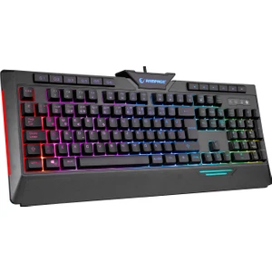 Rapıdo Plus Semi Mechanical Sese Duyarlı Rainbow Işıklı Makrolu Gaming Klavye