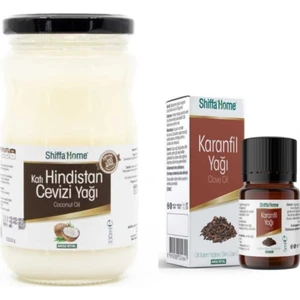 Shiffa Home Katı Hindistan Cevizi Yağı 330 Ml-Karanfil Yağı 5 ml