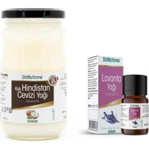 Shiffa Home Katı Hindistan Cevizi Yağı 330 ml Lavanta Yağı 5 ml