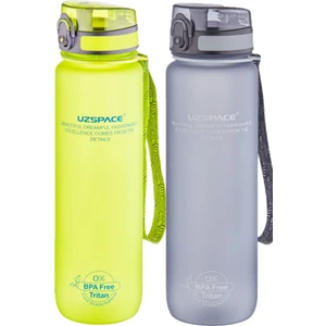 Fiftyfifty 2li Set 1000ML 1litre Tritan Su Matarası