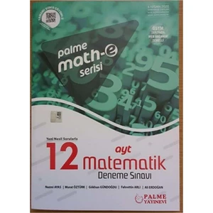 Palme Yayıncılık AYT Math-E Matematik 12 Li Deneme Sınavı