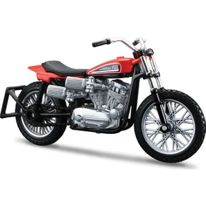 Harley Davidson 1972 XR750 Racing Bike 1:18 Model Motorsiklet