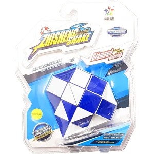 Rubiks Magic Snake 24 Segment 3D Küp Blister  Paket ( Mavi )