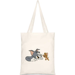Çınar Bez Çanta Tom ve Jerry Baskılı Bez Çanta