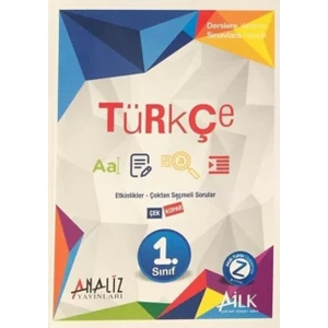 Analiz Yayınları 1.Sınıf Türkçe Etkinlikler - Çoktan Seçmeli Sorular