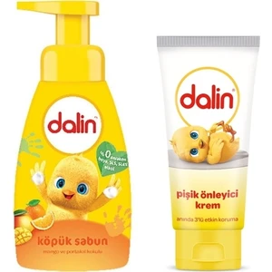 Köpük Sabun Mango & Portakal 200 ml + Dalin Pişik Önleyici Krem 100 ml