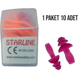 Snr 21,7db Starline 1453-T Tekstil Ipli Kulak TIKACI(10LU Adet)
