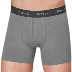 12 Adet Gri Renk Modal Boxer
