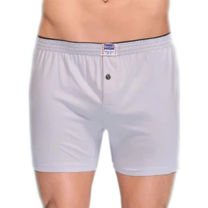 6 Adet Gri Renk Penye Boxer