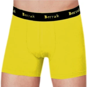 6 Adet Sarı Renk Modal Boxer
